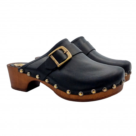 COMFORTABLE DUTCH CLASSIC CLOGS WITH BUCKLE